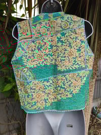 Image 8 of Mykonos Jewelled Waistcoat -Green 6-8 uk