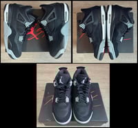 Image 1 of Jordan 4 Retro Black Canvas