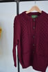 Classic Aran Cardigan - Made in Europe Image 19