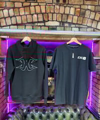 Image 1 of EXCHOODV1.0 (450 GSM)  hoody - Premium Black - FREE T SHIRT WITH ONLINE ORDERS  😁