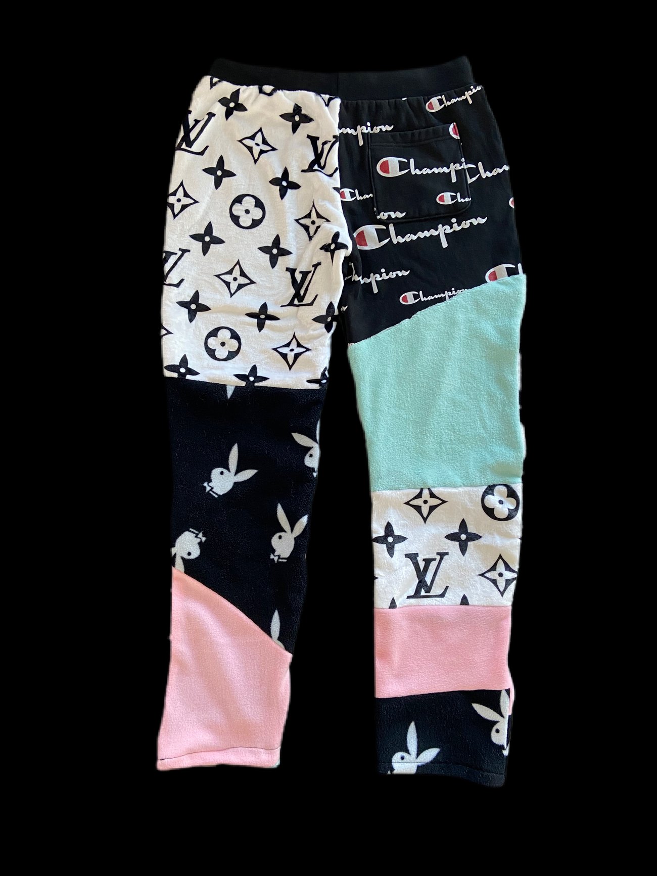 playboy sweatpants womens black