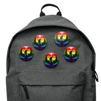 Image 1 of Pride Rebel Loon Buttons - Large