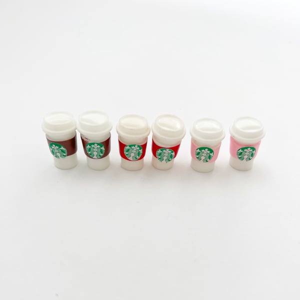 Image of Pair of Mini Starbucks Cups 
