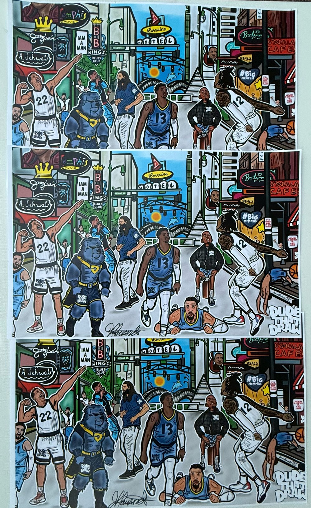 Griddy on Beale Print