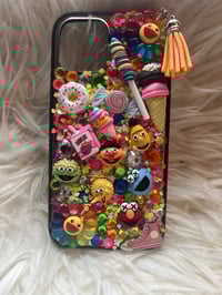 Image 1 of Hot item going fast Colorful sesame place iPhone cases come  with a free gift 