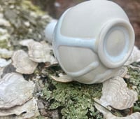 Image 2 of Small Porcelain Pipe in Hare’s Fur 