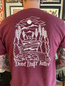 Image 3 of Camp Shirt- Burgundy 