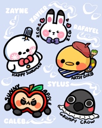 Image 1 of LaDs Plushy Stickers