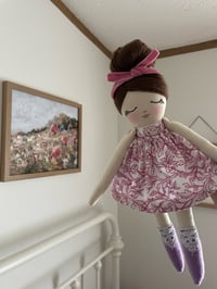 Large Doll with Peony Dress