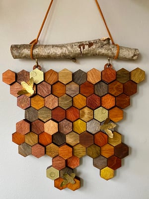 Image of Wooden Honeycomb A