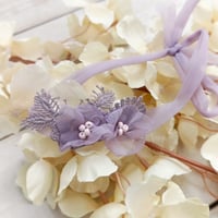 Image 2 of Newborn photography headband - dusty purple