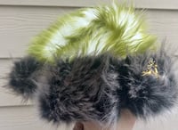 Grich Green/Gray Santa Hat