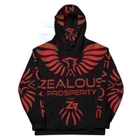 Image 2 of Logo Hoodie (Red Print)