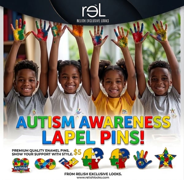 Image of Autism Awareness Lapel Pin