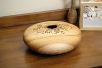 Image 3 of Oak Hollow Form w/ Pyrography