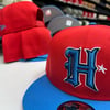 New Era 9Fifty Front Door Red Sky Blue 