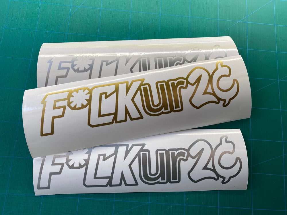 Image of 10" F*ckur2c Decal 