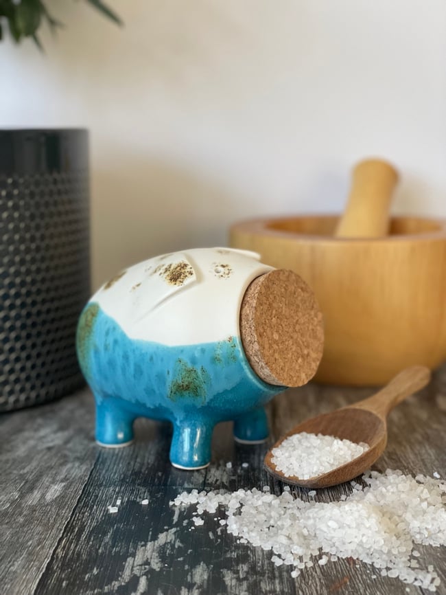 Salt Pig - turquoise 