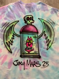 Image 7 of 1/1 Airbrush Tshirt on a 2XL Tie Dye Tshirt