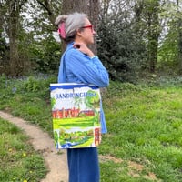 Image 2 of Tea Towel Tote Sandringham