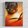 How To Train Your Dragon (Toothless) A3 300gsm Giclée Art Print
