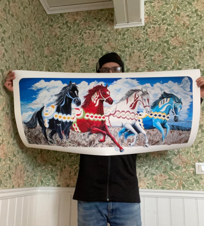 XL Print - The Horses of Sweden 