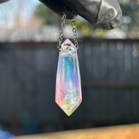 Image 1 of Crystal Pendant 4 - UV Opal Rainbow