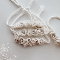 Image 2 of Classy cream ruffle headband