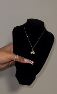Pink Cherry Necklace