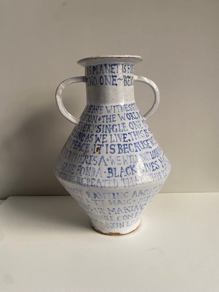 Humanity Vase 100% proceeds to Amnesty International