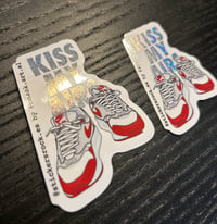 Image 5 of Sneaker Sticker Air Max 1 Red "KISS MY AIRS"