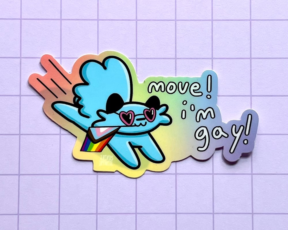 Image of Pride Bembo meme vinyl sticker