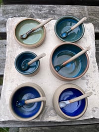 random lonely mini pots and spoons