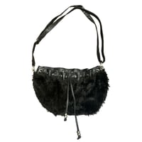 Image 1 of Re Dark fur shoulder bag