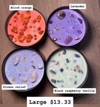 Image 1 of Large crystal candles 