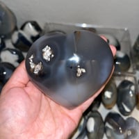 Image 1 of Orca Agate Heart A