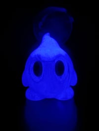 Image 2 of Resin Blob (clear/light blue GITD)