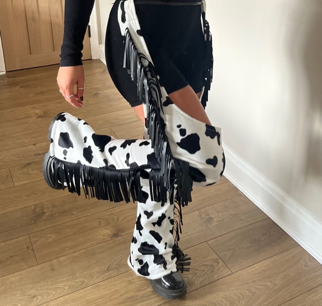 Multiple colours* Animal print chaps with trim