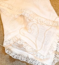 Image 4 of Lacey cellular blankets embroidery available 