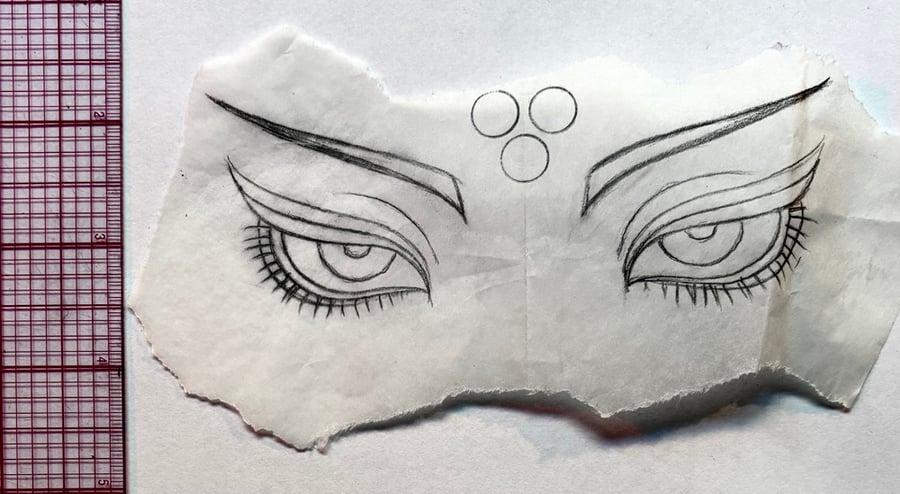 Image of EYES batch of 4 sketches