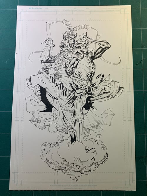 Image of MONKEY PRINCE #11 cover original art
