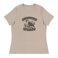 Image 4 of Unburdened Sparrow Logo Women's Relaxed T-Shirt