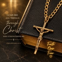 Image 3 of Crucifix Necklace 