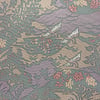 Antique Silk Haori (Cool Colours & Forest Scene)