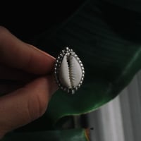Image 1 of Cowrie Shell Ring 
