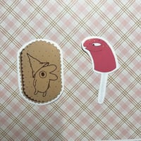 Image 1 of smiling friends desserts - stickers
