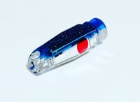 9+ 2 HOLE REVERSE SCOOP BLUE TOP