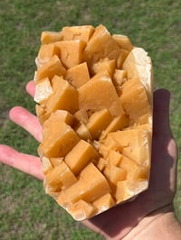 Image 10 of Orange Rhombohedral Calcite Cluster Specimen | Yunnan China #2889