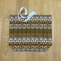 Image 3 of Arts and Crafts Floral Cotton Tote Bag