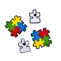 Image 1 of Puzzle Topper - Lei Base Die Cut-1364